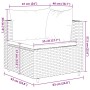 Set muebles de jardín 6 piezas y cojines ratán sintético negro by , Garden sets - Ref: Foro24-3308248, Price: 546,90 €, Disco...