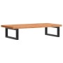 Estante de lavabo de pared de acero y madera maciza de haya von , Badezimmerwaschtische - Ref: Foro24-3302365, Preis: 74,02 €...