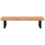 Estante de lavabo de pared de acero y madera maciza de haya by , bathroom vanities - Ref: Foro24-3302373, Price: 108,51 €, Di...