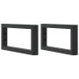 Estante de lavabo de pared de acero y madera maciza de haya by , bathroom vanities - Ref: Foro24-3302373, Price: 108,51 €, Di...