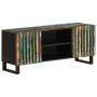 Mueble de TV madera maciza de acacia 105x34x46 cm de , Almacenamiento para CD y DVD - Ref: Foro24-377440, Precio: 99,98 €, De...