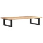 Estante de lavabo de pared acero y madera maciza de acacia von , Badezimmerwaschtische - Ref: Foro24-3302669, Preis: 71,58 €,...