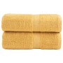 Toallas de invitados SOLUND 2 uds dorado 30x50 cm 600 gsm von , Handtücher - Ref: Foro24-137278, Preis: 12,08 €, Rabatt: %