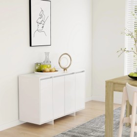 Weißes Sperrholz-Sideboard 120x41x75 cm von vidaXL, Sideboards - Ref: Foro24-809602, Preis: 137,03 €, Rabatt: %