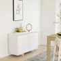Weißes Sperrholz-Sideboard 120x41x75 cm von vidaXL, Sideboards - Ref: Foro24-809602, Preis: 137,04 €, Rabatt: %