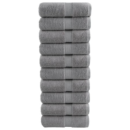 Toallas SOLUND 10 unidades gris 30x30 cm 600 gsm by , Towels - Ref: Foro24-137301, Price: 23,07 €, Discount: %