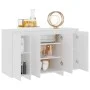Weißes Sperrholz-Sideboard 120x41x75 cm von vidaXL, Sideboards - Ref: Foro24-809602, Preis: 137,04 €, Rabatt: %
