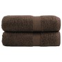 Toallas SOLUND 2 unidades marrón 30x30 cm 600 gsm | Foro24.es | Tu tienda online para hogar, jardín y más Foro24.es