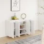 Weißes Sperrholz-Sideboard 120x41x75 cm von vidaXL, Sideboards - Ref: Foro24-809602, Preis: 137,04 €, Rabatt: %