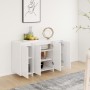 Weißes Sperrholz-Sideboard 120x41x75 cm von vidaXL, Sideboards - Ref: Foro24-809602, Preis: 138,90 €, Rabatt: %