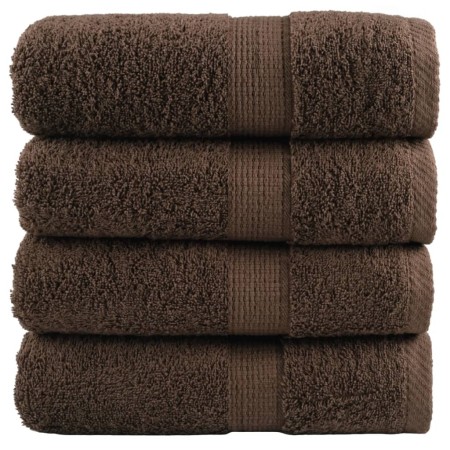 Toallas de invitados SOLUND 4 uds marrón 30x50 cm 600 gsm by , Towels - Ref: Foro24-137231, Price: 15,55 €, Discount: %