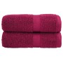 Toallas de invitados SOLUND 2 uds burdeos 30x50 cm 600 gsm de , Toallas - Ref: Foro24-137206, Precio: 13,84 €, Descuento: %