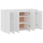 Weißes Sperrholz-Sideboard 120x41x75 cm von vidaXL, Sideboards - Ref: Foro24-809602, Preis: 138,90 €, Rabatt: %