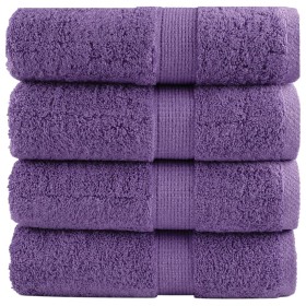 Toallas SOLUND 4 unidades morado 30x30 cm 600 gsm de , Toallas - Ref: Foro24-137348, Precio: 12,95 €, Descuento: %