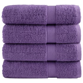 Toallas de ducha SOLUND 4 unidades morado 70x140 cm 600 gsm by , Towels - Ref: Foro24-137357, Price: 50,81 €, Discount: %