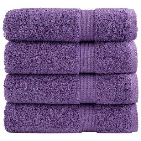 Toallas de ducha SOLUND 4 unidades morado 70x140 cm 600 gsm by , Towels - Ref: Foro24-137357, Price: 50,81 €, Discount: %