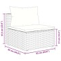 Set de sofás de jardín con cojines 9 pzas ratán sintético negro von , Gartensets - Ref: Foro24-3308428, Preis: 652,96 €, Raba...