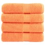 Toallas de ducha SOLUND 4 unidades naranja 70x140 cm 600 gsm | Foro24.es | Tu tienda online para hogar, jardín y más Foro24.es