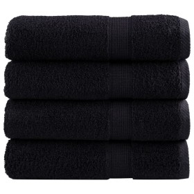 Toallas de mano SOLUND 4 unidades negro 50x100 cm 600 gsm by , Towels - Ref: Foro24-137426, Price: 29,10 €, Discount: %