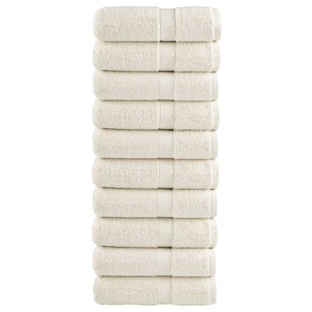 Toallas de invitados SOLUND 10 uds crema 30x50 cm 600 gsm von , Handtücher - Ref: Foro24-137472, Preis: 30,41 €, Rabatt: %
