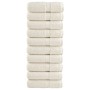 Toallas de invitados SOLUND 10 uds crema 30x50 cm 600 gsm von , Handtücher - Ref: Foro24-137472, Preis: 30,41 €, Rabatt: %