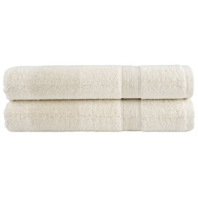 Toallas premium SOLUND 2 unidades crema 100x200 cm 600 gsm von , Handtücher - Ref: Foro24-137485, Preis: 60,81 €, Rabatt: %