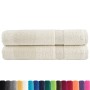 Toallas premium SOLUND 2 unidades crema 100x200 cm 600 gsm von , Handtücher - Ref: Foro24-137485, Preis: 60,81 €, Rabatt: %