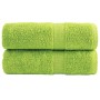 Toallas SOLUND 2 uds verde manzana 30x30 cm 600 gsm | Foro24.es | Tu tienda online para hogar, jardín y más Foro24.es