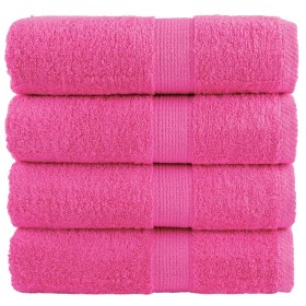 Toallas SOLUND 4 unidades rosa 30x30 cm 600 gsm by , Towels - Ref: Foro24-137516, Price: 13,19 €, Discount: %