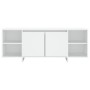 Weißer TV-Schrank aus Sperrholz, 130 x 35 x 50 cm von vidaXL, TV-Möbel - Ref: Foro24-809584, Preis: 86,49 €, Rabatt: %