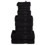 Juego de toallas premium SOLUND 12 unidades negro 600 gsm by , Towels - Ref: Foro24-137582, Price: 67,52 €, Discount: %