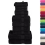 Juego de toallas premium SOLUND 12 unidades negro 600 gsm by , Towels - Ref: Foro24-137582, Price: 67,52 €, Discount: %