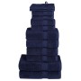 Juego de toallas premium SOLUND 12 unidades azul marino 600 gsm von , Handtücher - Ref: Foro24-137575, Preis: 67,97 €, Rabatt: %