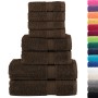 Juego de toallas premium SOLUND 8 unidades marrón 600 gsm by , Towels - Ref: Foro24-137540, Price: 53,83 €, Discount: %