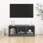 TV-Schrank aus massivem, grauem Kiefernholz, 104 x 33 x 41 cm von vidaXL, TV-Möbel - Ref: Foro24-809962, Preis: 52,59 €, Raba...