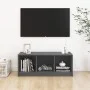 TV-Schrank aus massivem, grauem Kiefernholz, 104 x 33 x 41 cm von vidaXL, TV-Möbel - Ref: Foro24-809962, Preis: 52,02 €, Raba...