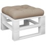 Cojín para sofá de palets de tela gris taupé 60x61,5x10 cm von , Kissen für Stühle und Sofas - Ref: Foro24-360886, Preis: 25,...