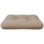 Cojín para sofá de palets de tela gris taupé 60x61,5x10 cm von , Kissen für Stühle und Sofas - Ref: Foro24-360886, Preis: 25,...