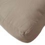 Cojín para sofá de palets de tela gris taupé 60x61,5x10 cm von , Kissen für Stühle und Sofas - Ref: Foro24-360886, Preis: 25,...