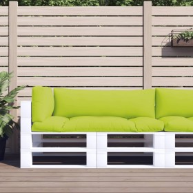 Cojines para sofá de palets 3 unidades tela verde claro von , Kissen für Stühle und Sofas - Ref: Foro24-360955, Preis: 56,00 ...