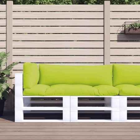 Cojines para sofá de palets 3 unidades tela verde claro von , Kissen für Stühle und Sofas - Ref: Foro24-360955, Preis: 56,00 ...