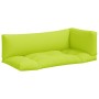 Cojines para sofá de palets 3 unidades tela verde claro von , Kissen für Stühle und Sofas - Ref: Foro24-360955, Preis: 56,00 ...