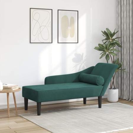 Sofá diván con cojines terciopelo verde oscuro by , Daybeds - Ref: Foro24-4007590, Price: 138,61 €, Discount: %