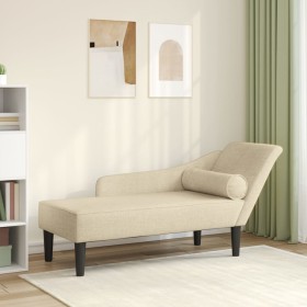 Sofá diván con cojines tela crema by , Daybeds - Ref: Foro24-4007602, Price: 148,73 €, Discount: %