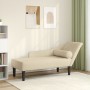 Sofá diván con cojines tela crema by , Daybeds - Ref: Foro24-4007602, Price: 148,73 €, Discount: %