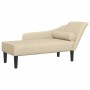 Sofá diván con cojines tela crema by , Daybeds - Ref: Foro24-4007602, Price: 148,73 €, Discount: %