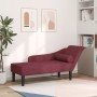 Sofá diván con cojines tela rojo tinto by , Daybeds - Ref: Foro24-4007599, Price: 165,73 €, Discount: %
