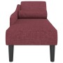 Sofá diván con cojines tela rojo tinto by , Daybeds - Ref: Foro24-4007599, Price: 165,73 €, Discount: %