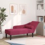 Sofá diván con cojines terciopelo rojo tinto by , Daybeds - Ref: Foro24-4007592, Price: 168,50 €, Discount: %