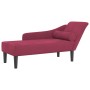 Sofá diván con cojines terciopelo rojo tinto by , Daybeds - Ref: Foro24-4007592, Price: 168,50 €, Discount: %